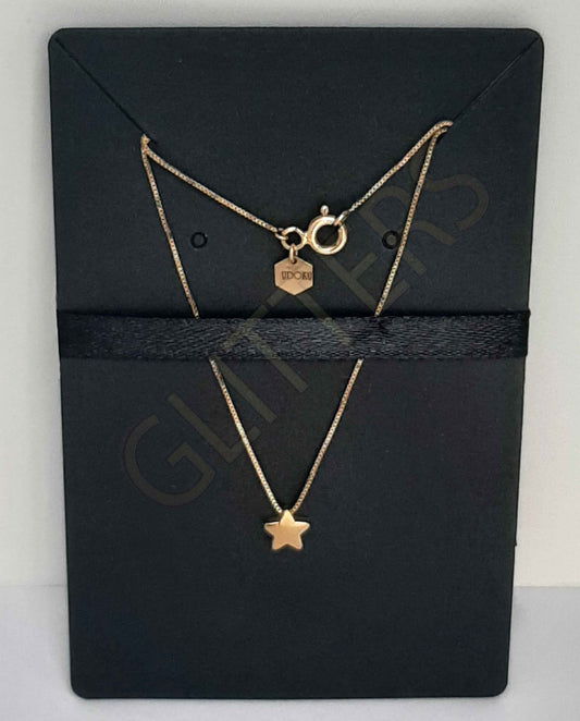 18kt yellow gold necklace Weight: 1.64g