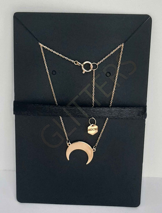18kt yellow gold necklace Weight: 1.28g