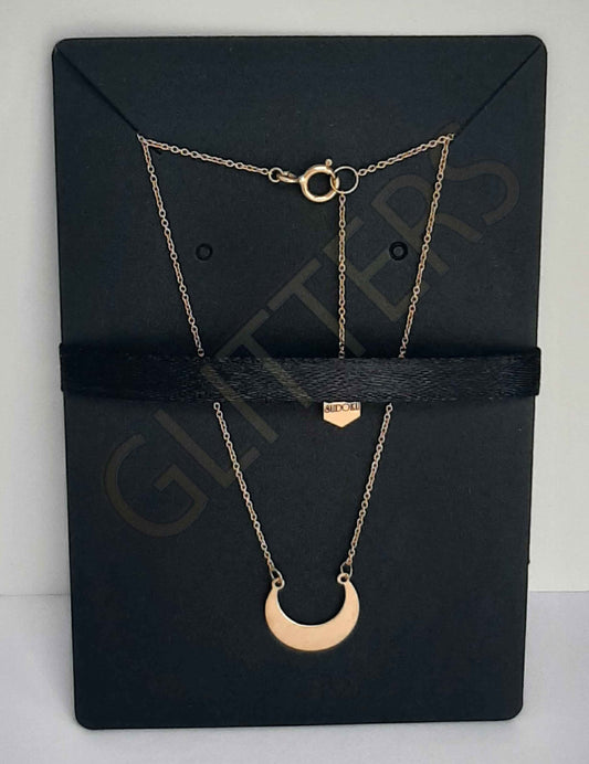 18kt yellow gold necklace Weight: 1.27g
