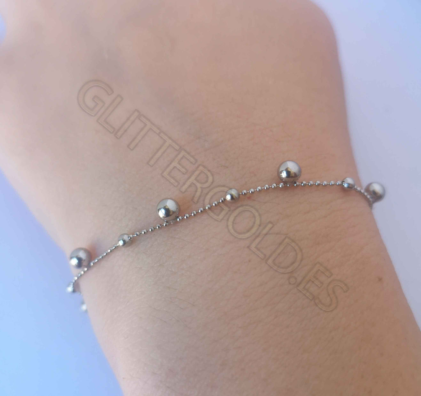 925 Sterling Silver Bracelet Weight: 2.40g