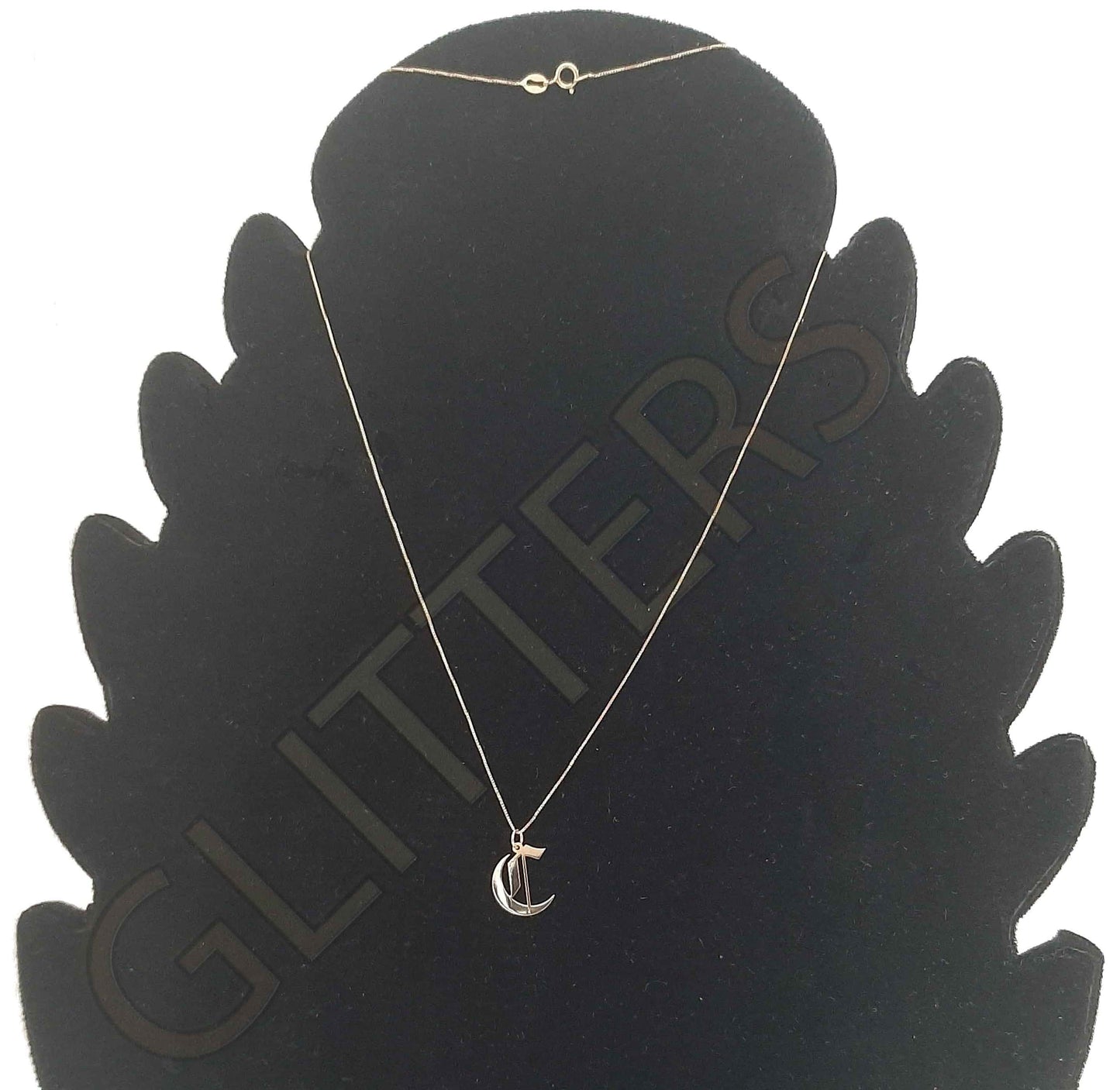 18kt yellow gold necklace Weight: 1.23g 