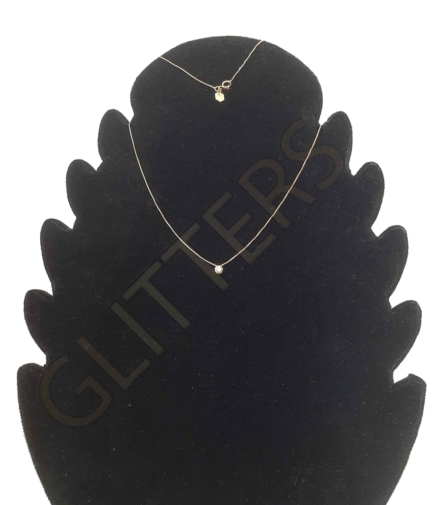 18kt yellow gold necklace Weight: 1.41g