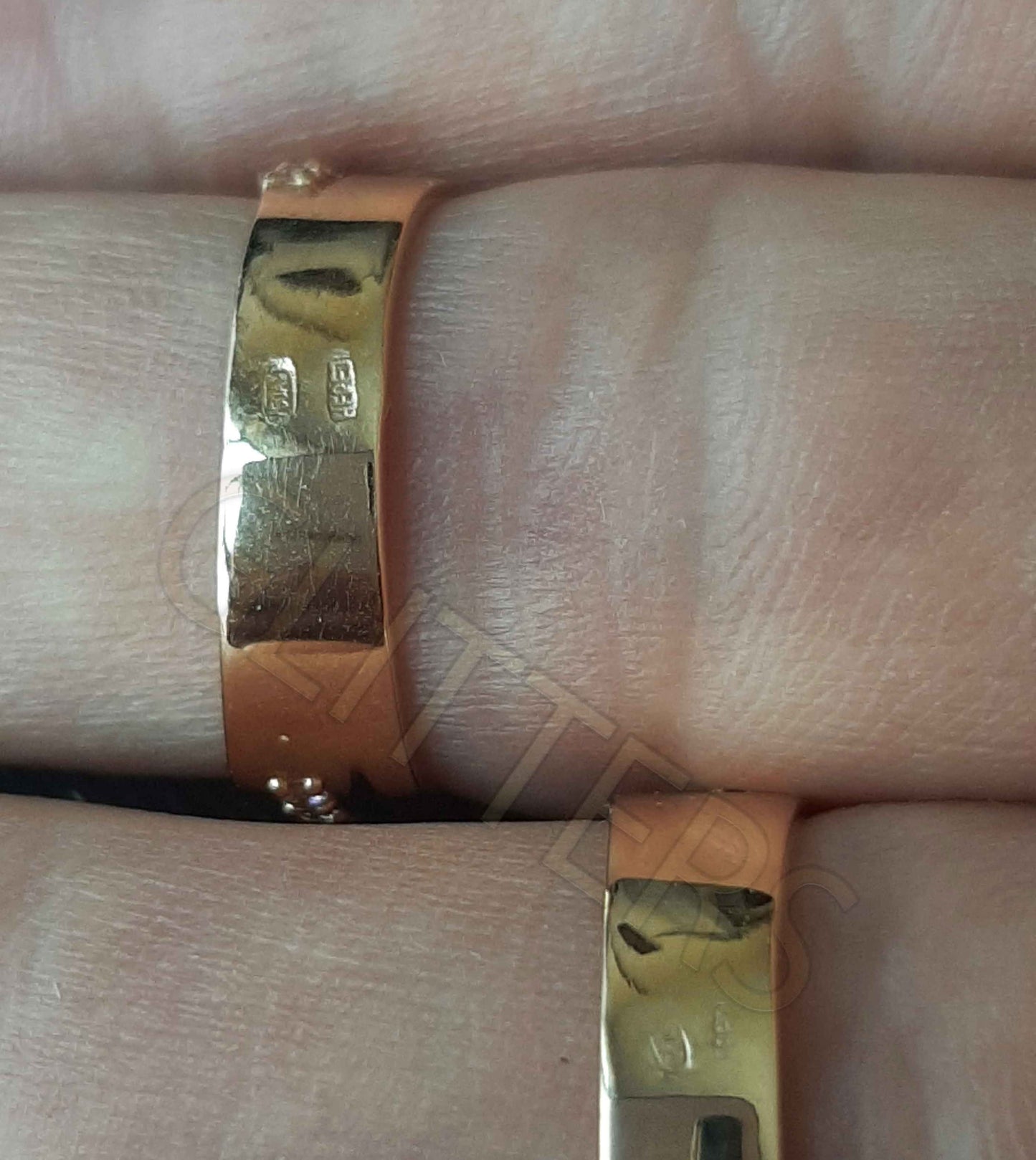 18kt Pink gold natural ring