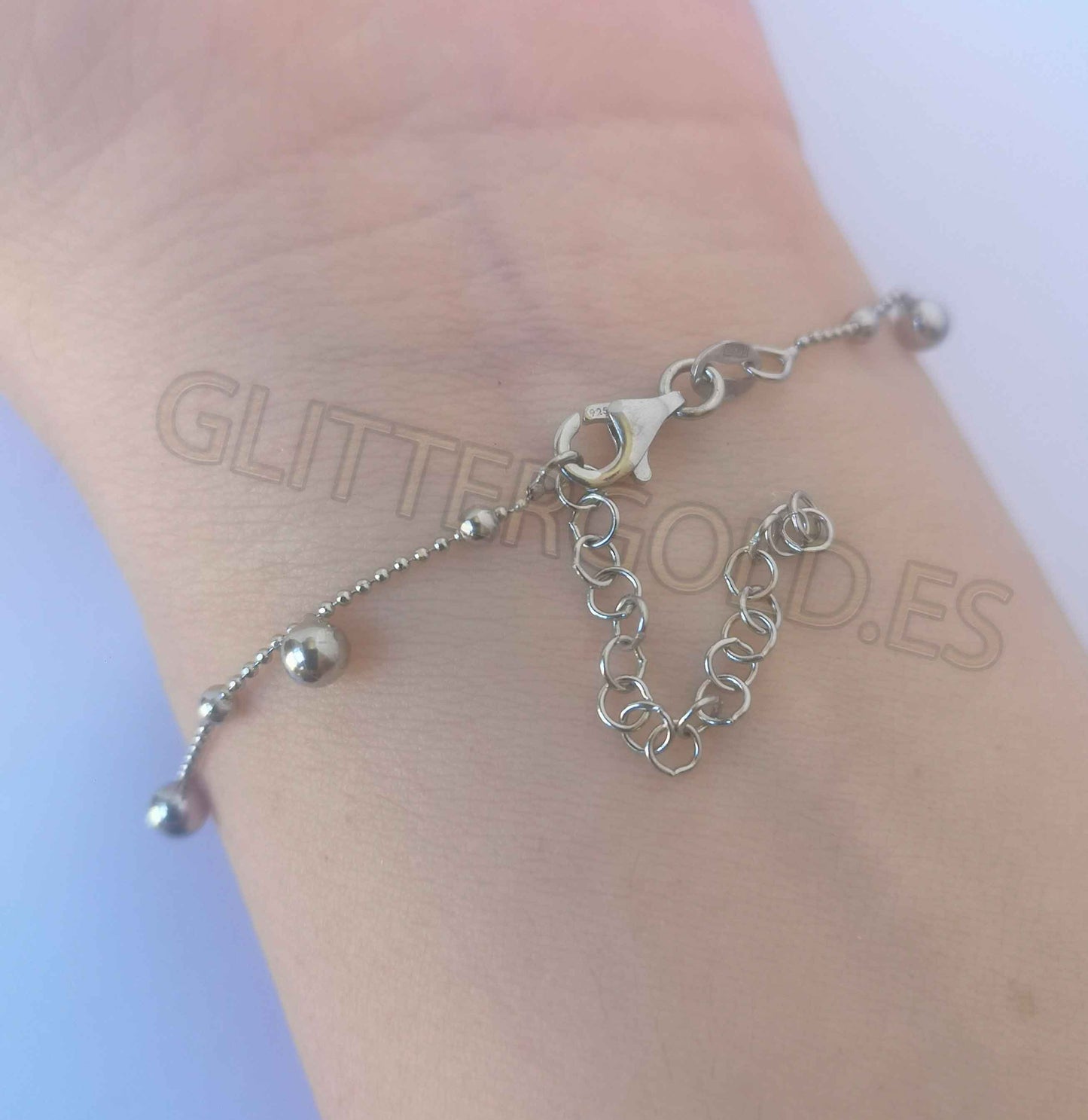 925 Sterling Silver Bracelet Weight: 2.40g