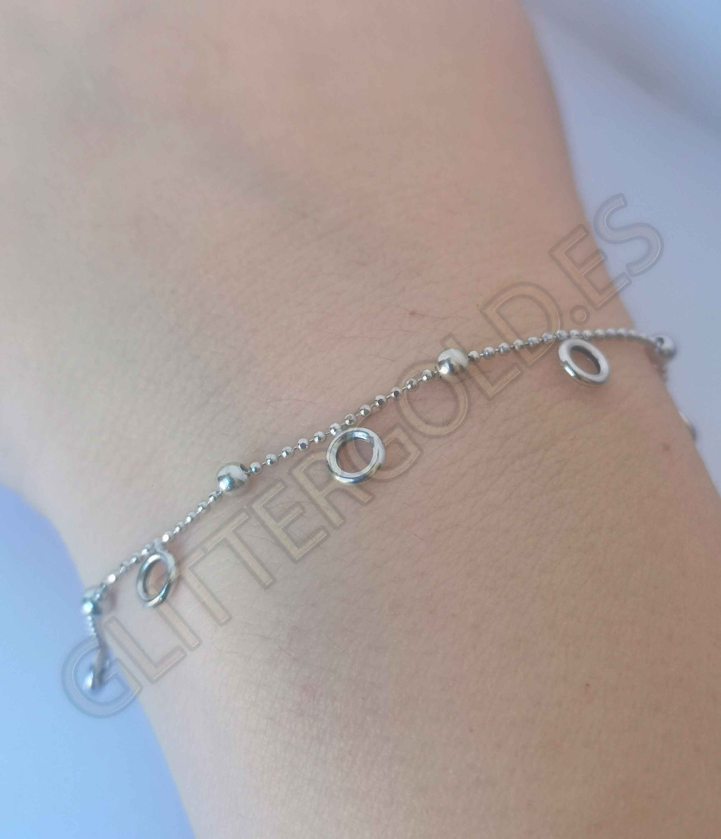 925 Sterling Silver Bracelet Weight: 2.29g